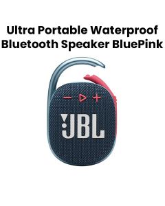 JBL CLIP 4 Ultra-Portable Waterproof Bluetooth Speaker - Blue and Pink