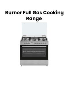 Indesit 90x60 5 Burner Full Gas Cooking Range Made in Turkey - Inox | IM9GC6KCX/MEA