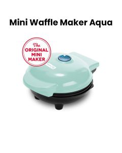 Dash Mini Waffle Maker - Aqua | DMW001AQ