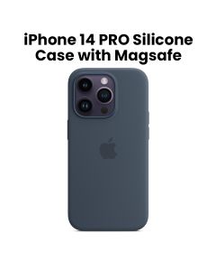Apple iPhone 14 PRO Silicone Case with Magsafe - Storm Blue | MPTF3ZM/A