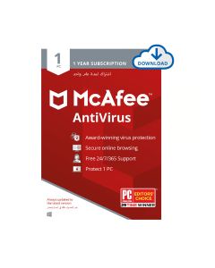 MCAFEE ANTI-VIRUS - 1 PC QA ESD
