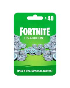 Fortnite $40 - US Account (PS4-X-One-Nintendo Switch)