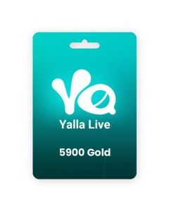 Yalla Live - 5900 Gold Gift Cards
