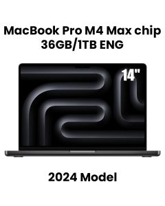 Apple 14-inch MacBook Pro: Apple M4 Max chip with 14‑core CPU and 32‑core GPU, 36GB, 1TB SSD - Space Black |MX2K3ZS/A
