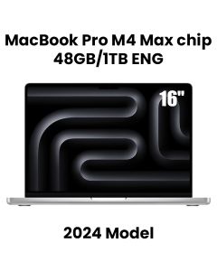 Apple 16-inch MacBook Pro: Apple M4 Max chip with 16‑core CPU and 40‑core GPU, 48GB, 1TB SSD - Silver |MX2W3ZS/A